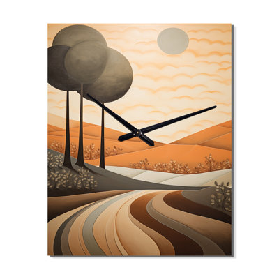 Horloge murale pleine lune