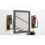 18.75" Metal/Wood/Glass Wall Sconce-2098065414