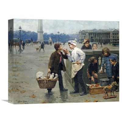 " The Little Traders " by Paul Charles Chocarne-Moreau
