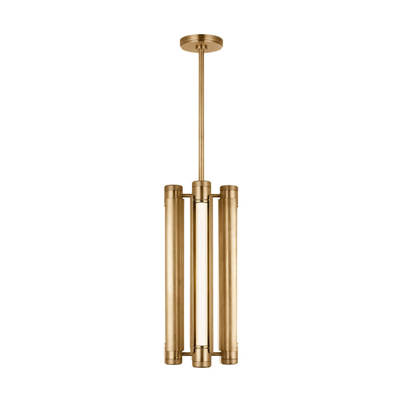 Capa 4 - Light LED Pendant, Hand Rubbed Antique Brass