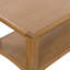 Censu Oak Coffee Table With Shelf