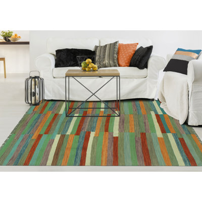 Braxton-Rocco Wool Geometric Indoor Rug
