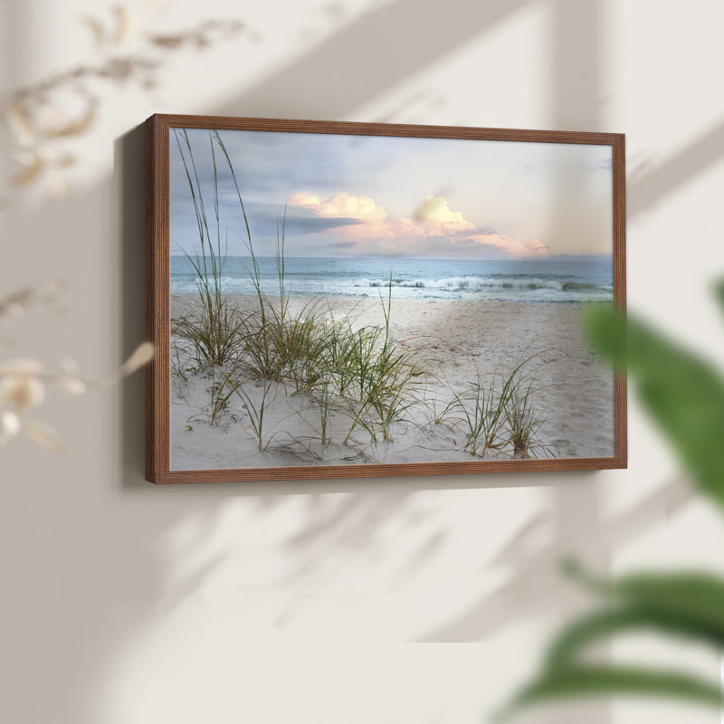 Beach Driftwood -Framed Print - Restickable, Walnut, 11" H x 14" W