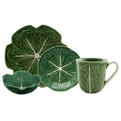 Cabbage Dinnerware Set 4 Piece