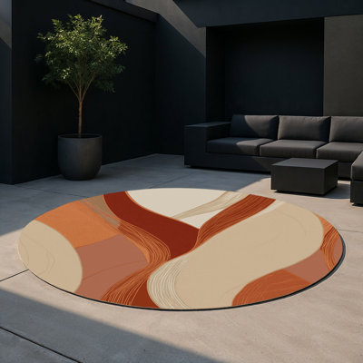 Tapis intérieur et extérieur Lunar Mirage