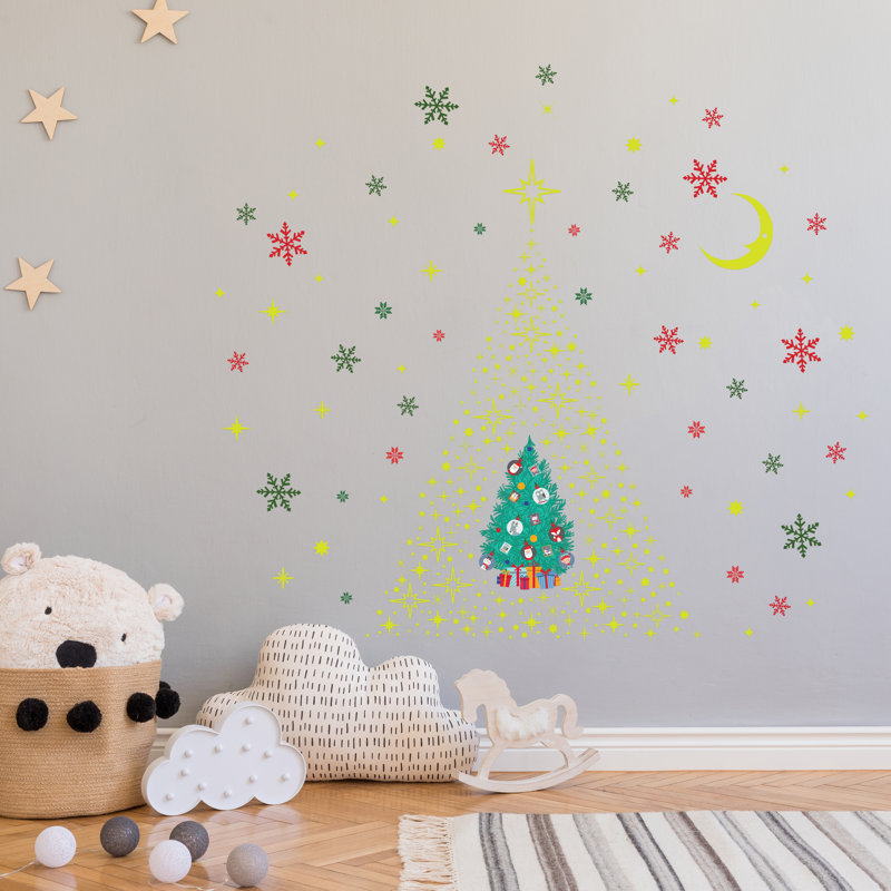 Glow Stars Non-Wall Damaging Wall Decal