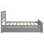 Lit plateforme simple avec deux tiroirs sans sommier