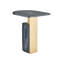 Stone Pedestal End Table