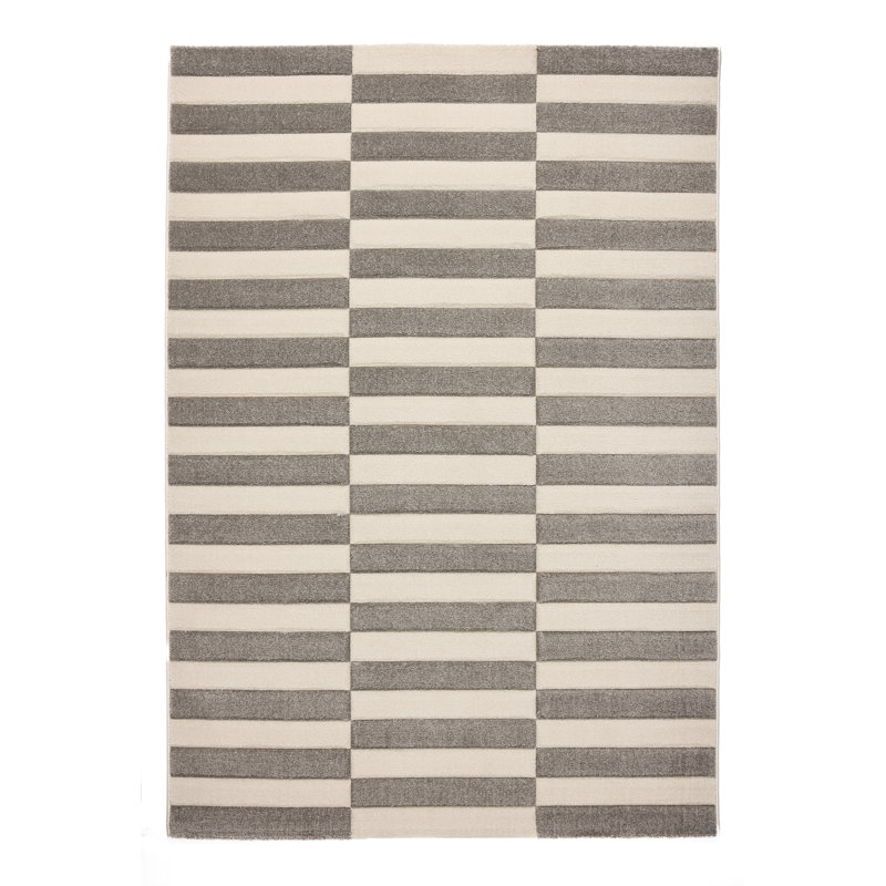 Geometric Machine Made 100% Polypropylene Area Rug, Rectangle 200 x 290 cm