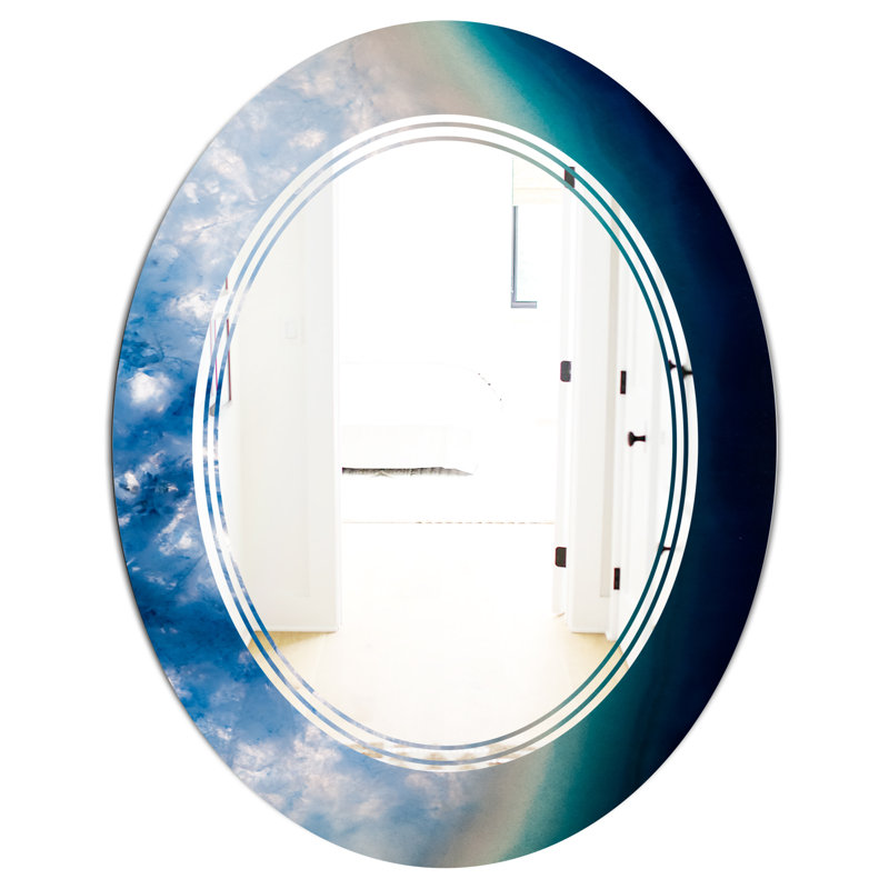 Modern Wall Mirror, 31.5" x 23.7" , Triple C Agate Beautiful