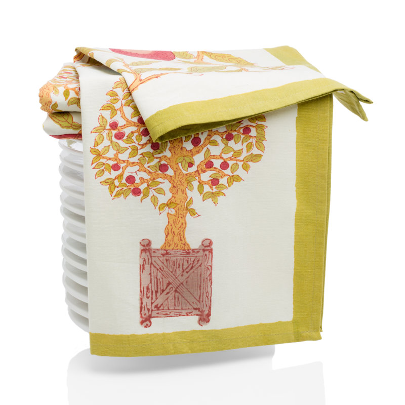 Cotton Floral Dish Towel