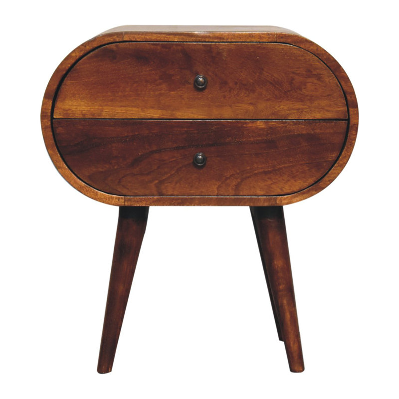 21.65'' W Solid Wood Nightstand