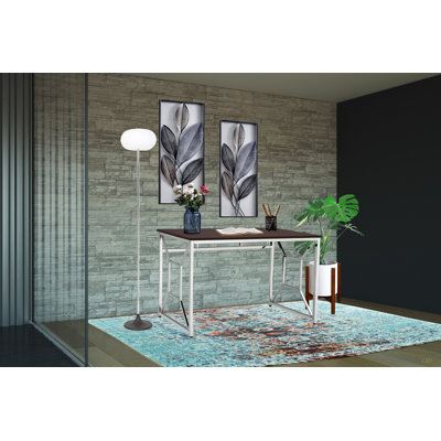 Office Workspace Desk MDF/Chrome