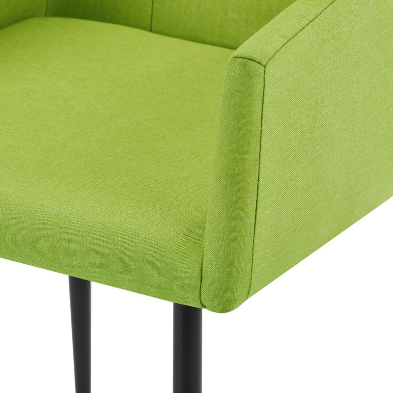 Bines 48cm H Upholstered Armchair, Green, 4
