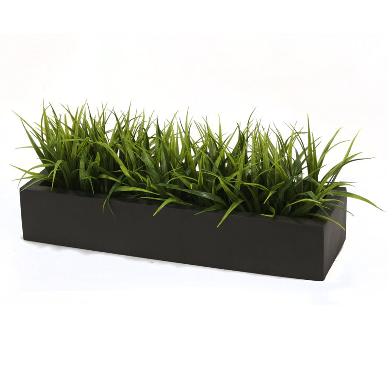 Herbe d'oignon artificielle 8 po en pot