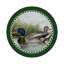  English Duck Pond Vegan Leather Round Pebble Placemat-1752869685