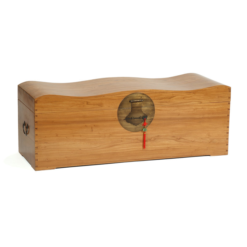 Hangzhou Blanket Chest, Light Elm