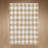 Modern Beige/Brown Checkered Machine-Washable Shag Area Rug-376080391-376080384