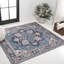 Tapis bleu / beige Huddleston-700340275
