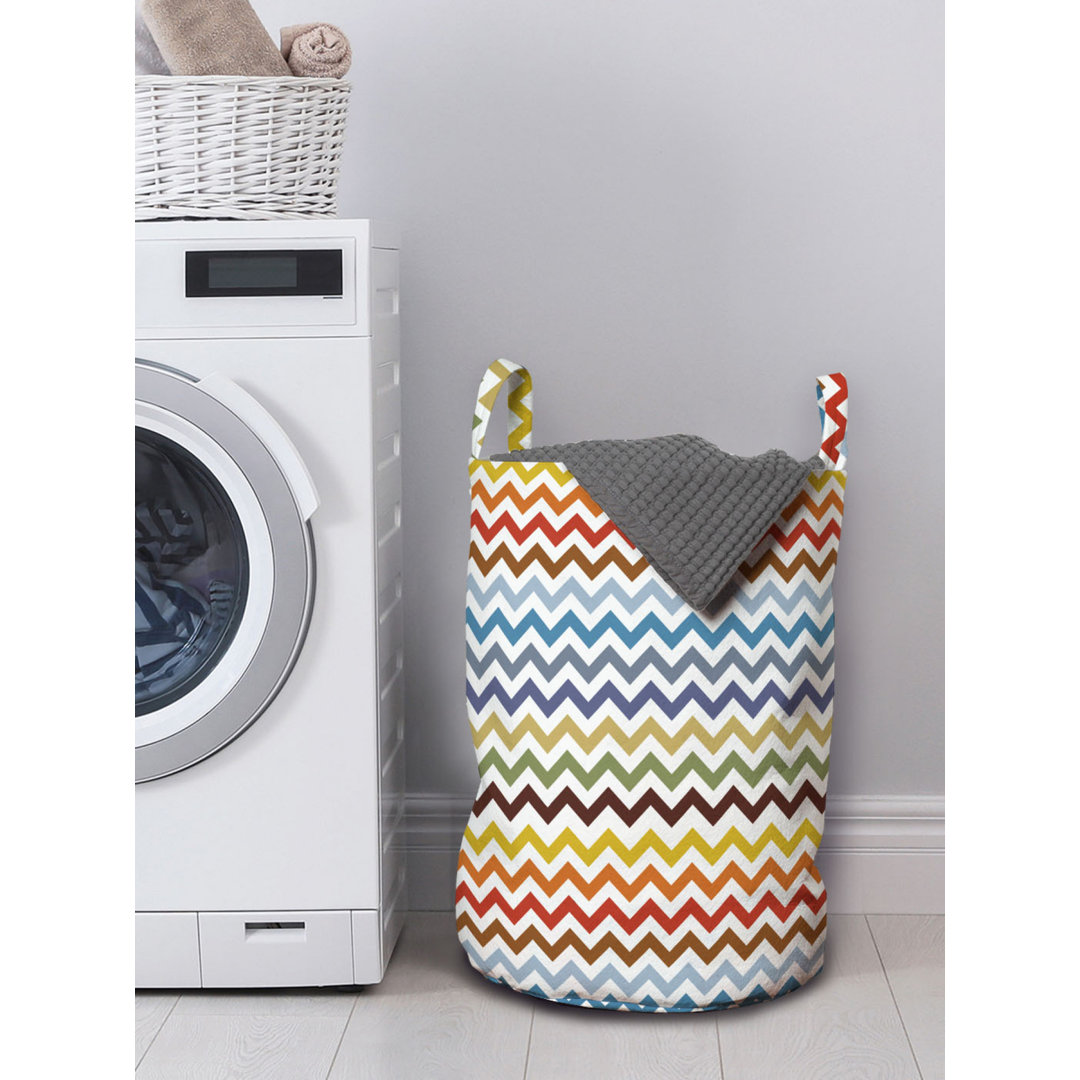 Fabric Laundry Bag with Handles East Urban Home