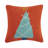Christmas No Pattern And Not Solid Color Throw Pillow