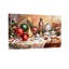 Décorations de Noël décoratives de Noël, ensemble de 3 reproductions d'art sur toile-1736446993