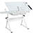 38.5"x 23.6" Tempered Glass Drafting Table-1264999227