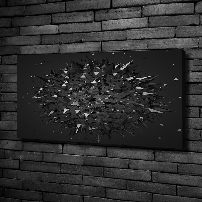 3D Abstraction - Wrapped Canvas Print, Canvas, 50cm H x 100cm W