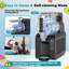 Machine à boue, 88 oz Machine à Slushy pour la maison, aucune glace nécessaire, machine à Slushie avec épaisseur de Smoothie réglable