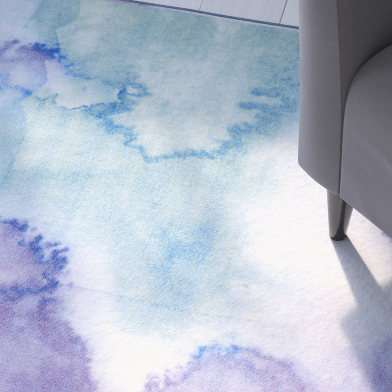 Darius Performance Machine Washable Abstract Rug, Rectangle 5'5" x 7'6"