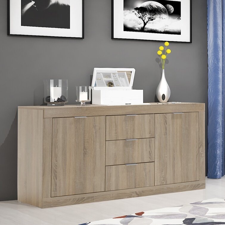 Latitude Run Ruger 180cm Wide 3 Drawer Sideboard | Wayfair.co.uk