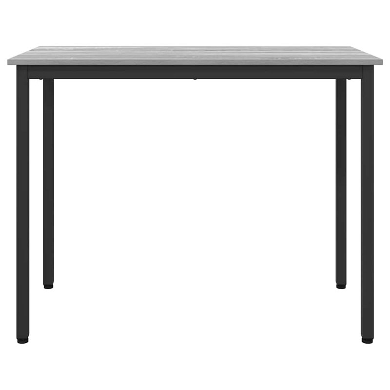 Metal Base Dining Table, Grey Sonoma