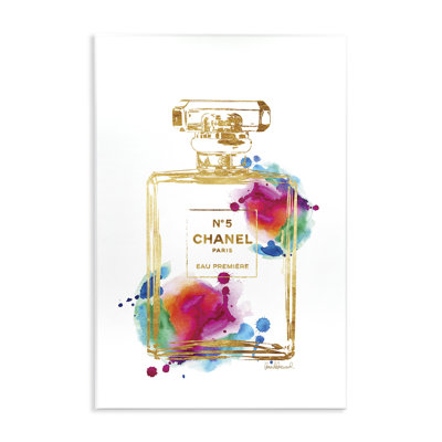 Fashion Perfume Gold Rainbow - publicité imprimée