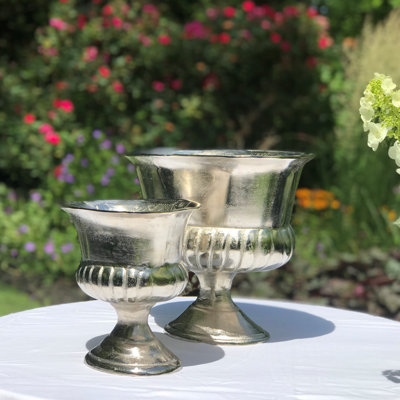 Marceau Oval Trophy Vase/Planters, Set of 2