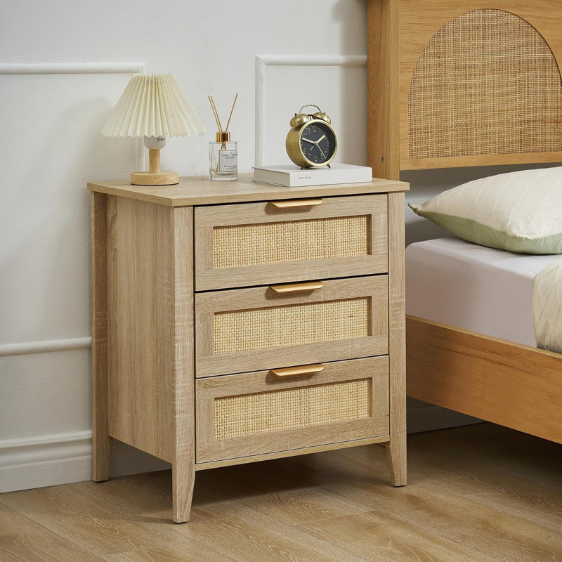 Ashni 21.7'' W Solid Wood Nightstand
