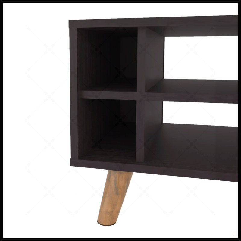 Table basse avec rangement ouvert