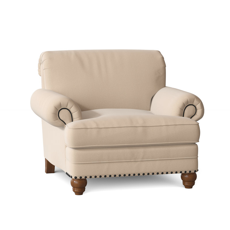 Fauteuil Ballester, Pécan, Laiton clair, Ember 41