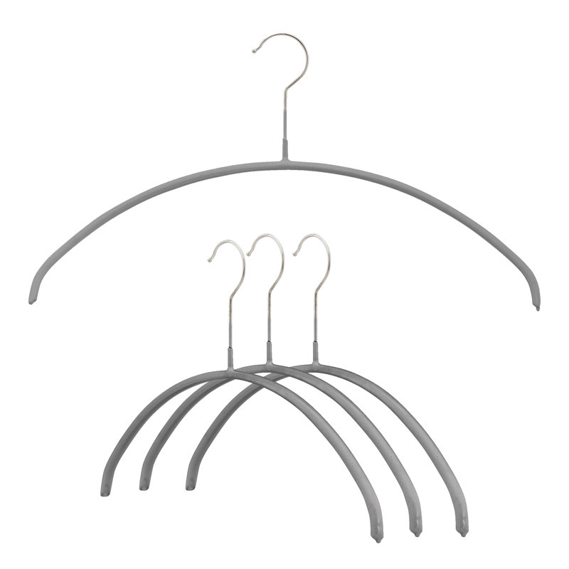 Cintres pour vêtements étroits Mawa, Gris