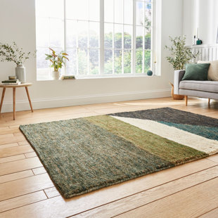 Cyrielle area rug Hand Knotted Rectangle Multi coloured