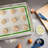 Tovolo Truebake Sil 1/2 Sheet Pan Mat With Grid For Baking