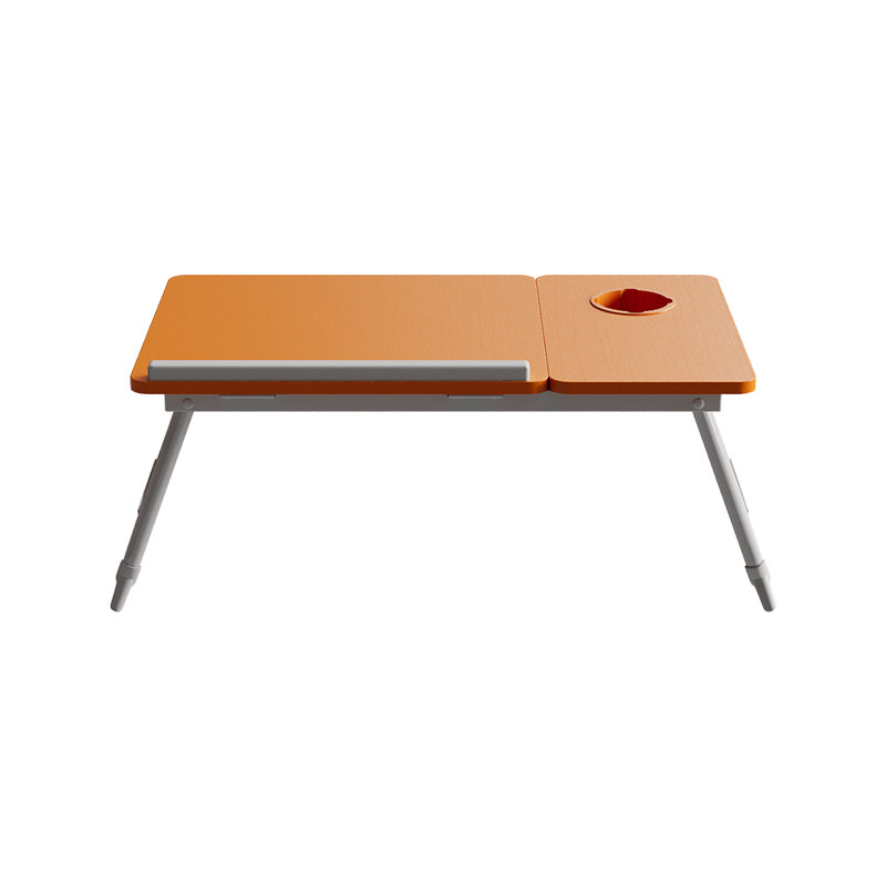 Steel Computer Desk, Orange/White