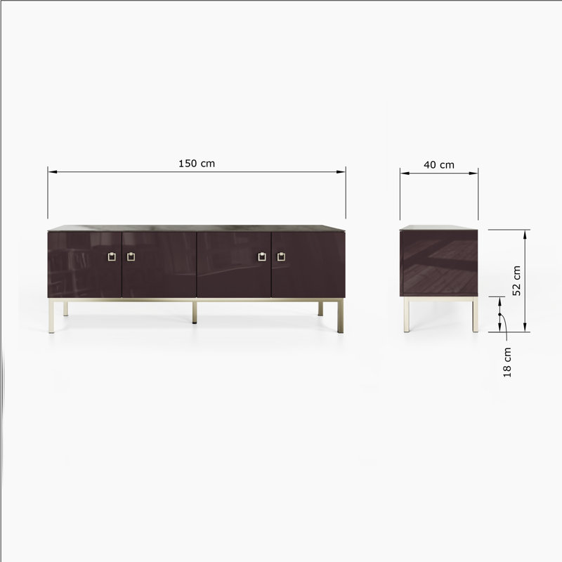 LYRA TV CABINET, Purple