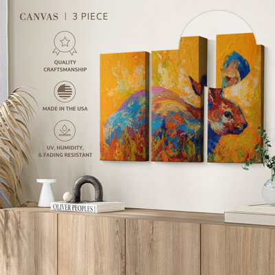 «Animal Rabbit Habit», reproduction sur toile