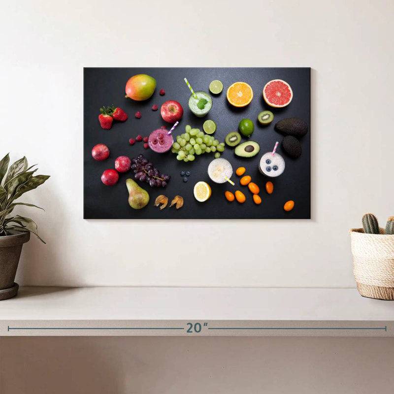 Yarlin Fruit Smoothies, 8" H x 12" W