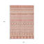 Tapis intérieur lavable quadrilobe 10 pi x 14 pi cuivre