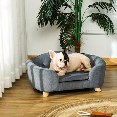 Canapé miniature pour chien - gris, lavable, imperméable. Housse imperméable Comfort For Pet, lavable. Confortable