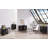 Marvell Rectangular End Table with Storage, MDF Wood Base, and Textured Cabinet Design