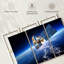  «Satellite planant au-dessus de la Terre-801085143