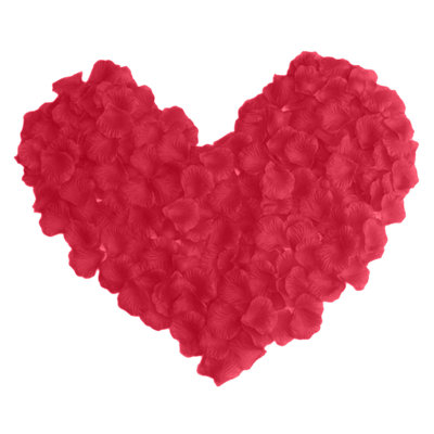 1000 Artificial Rose Petals Artificial Flower Silk Petals For Valentine Day Wedding Flower Decoration