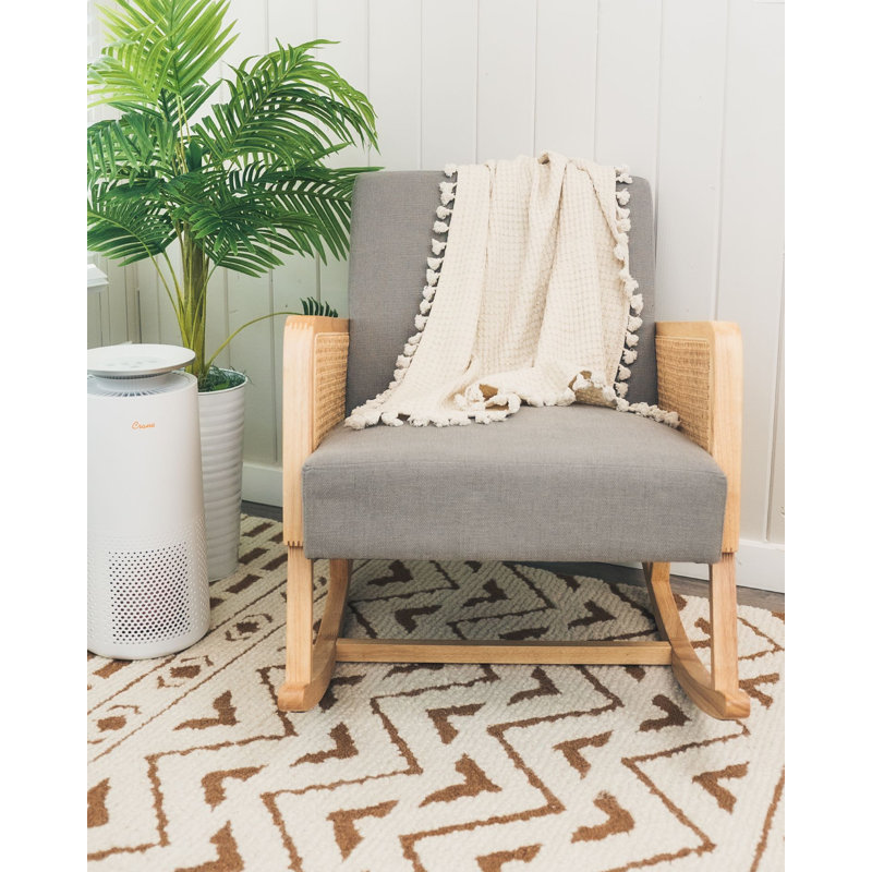  Cream 100% Cotton Muslin Baby Blanket, 36"x36", For Baby Nursery or Stroller by Crane Baby